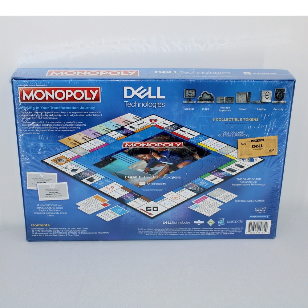 Dell Technologies Microsoft Monopoly Board Game New Sealed Collectible - Picture 4 of 4